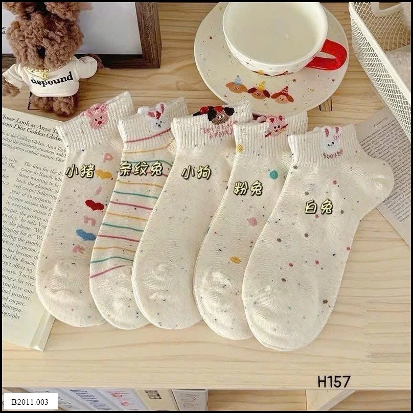 SET 10 ĐÔI TẤT BÉ    Giá sỉ 51k/ combo 10đ mix màu