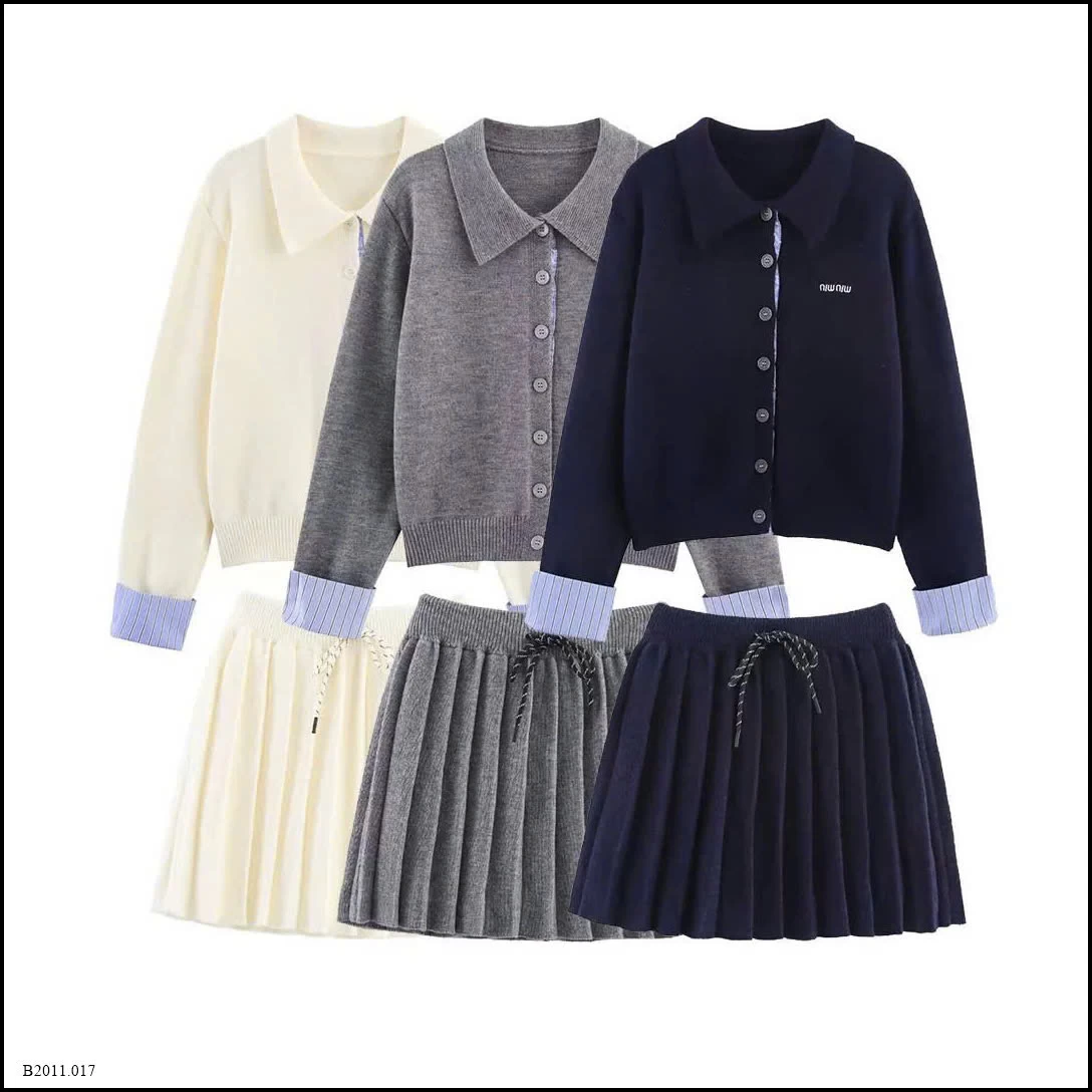 SET VÁY LEN CỔ POLO KASLEAD Giá sỉ 250k