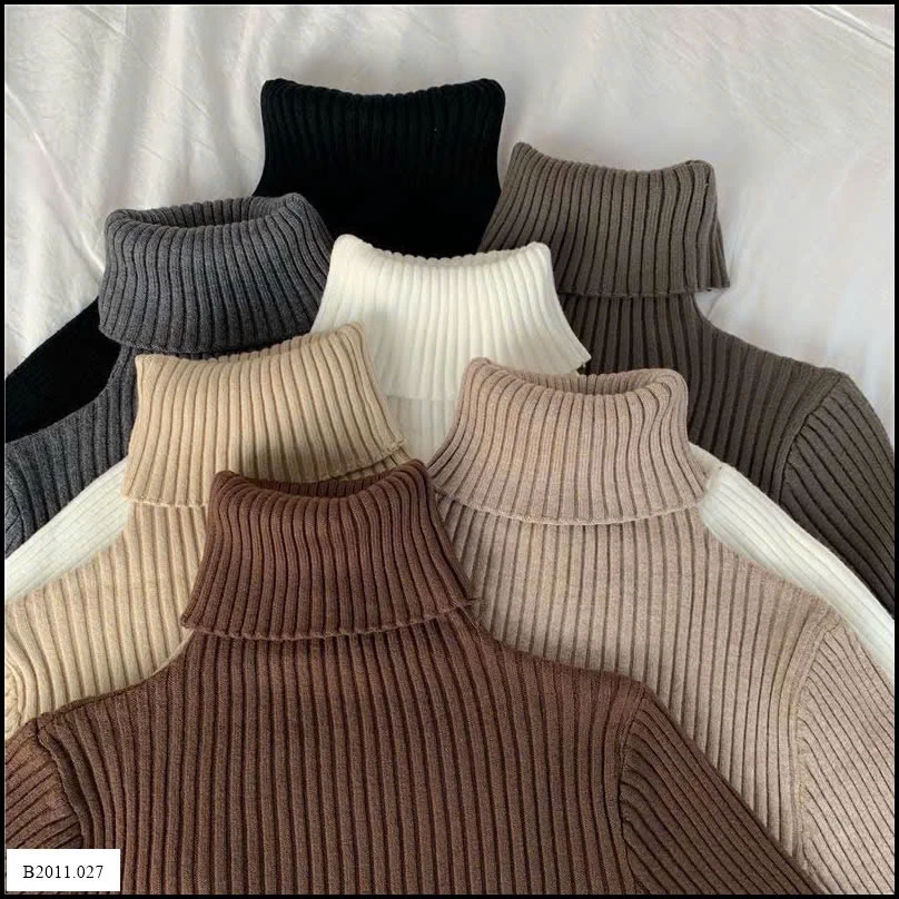 ÁO LEN CỔ CAO ÔM DÁNG  Giá sỉ 115k