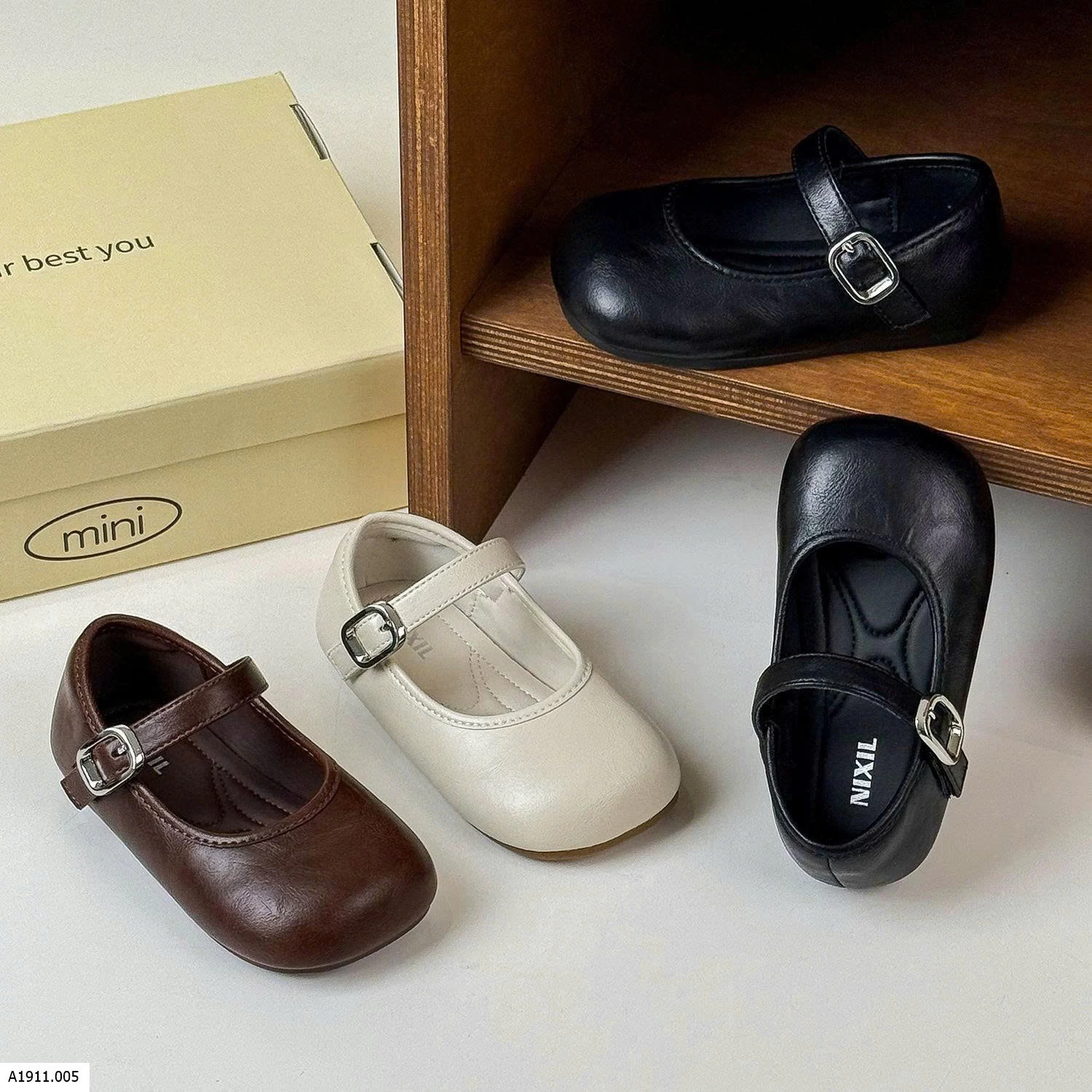 GIÀY BÚP BÊ CỔ ĐIỂN BÉ GÁI  Giá sỉ sz 21-25: 118k  sz 26-30: 126k  