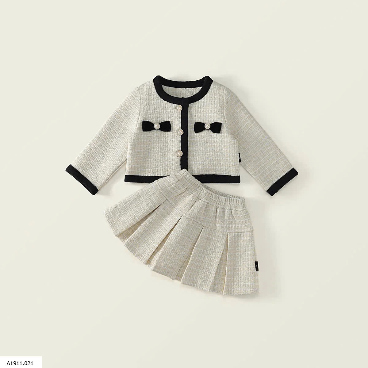 SÉT DẠ KEM VIỀN ĐEN PREMIUM Giá sỉ 218k