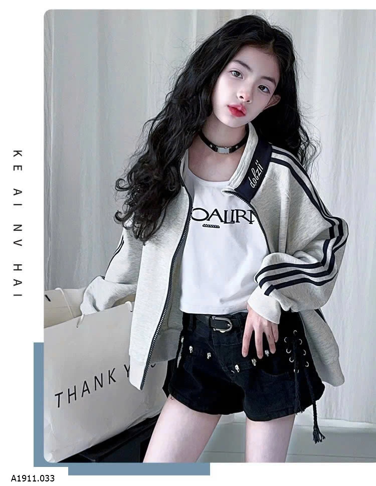 ÁO KHOÁC NỈ THỂ THAO SZ ĐẠI   Giá sỉ 223k