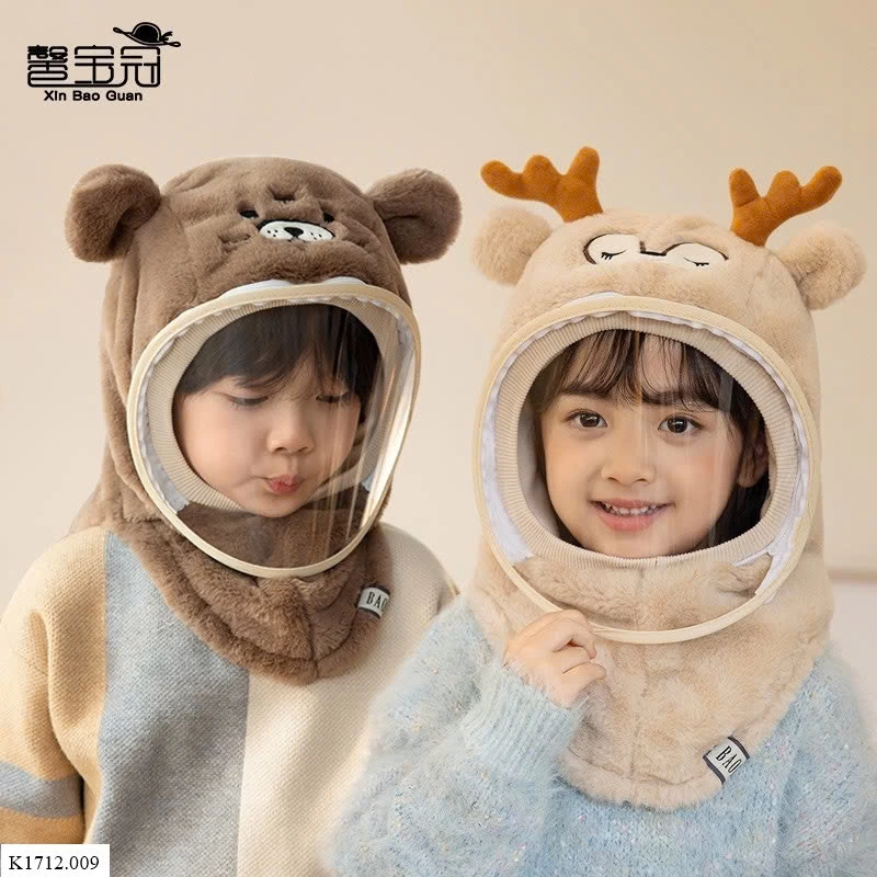 MŨ LÔNG KÈM KÍNH CHẮN CUTE Sỉ 83k