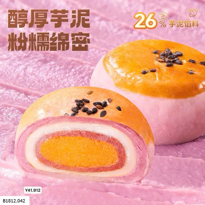 Bánh mochi khoai môn Ba con sóc Giá sỉ 120k /2 hộp 800g