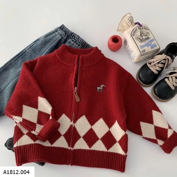 ÁO LEN KHÓA KÉO THÊU NGỰA MAIBAO Giá sỉ 187k