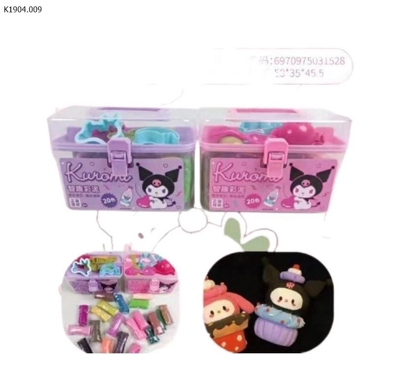 ĐẤT NẶN KUROMI   sỉ 85k/1 bộ