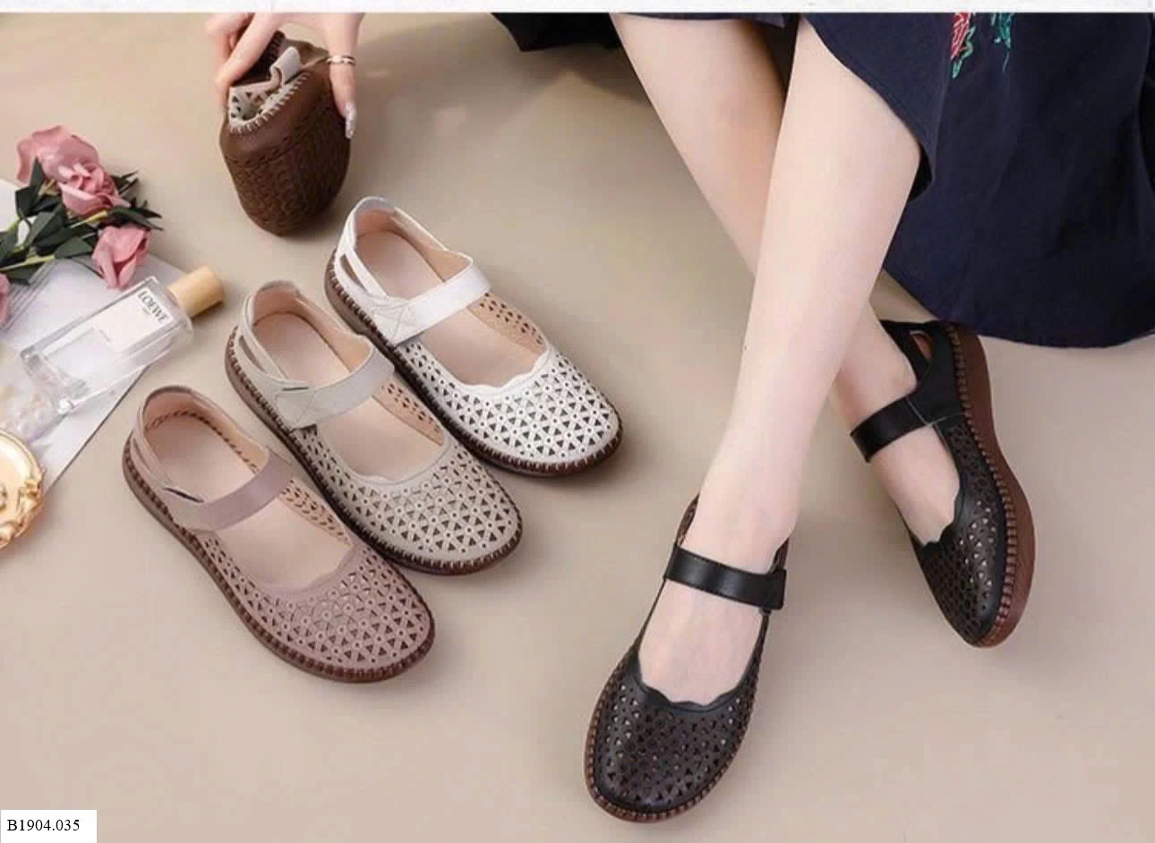 GIÀY LỖ THOÁNG KHÍ CHO NỮ  Sỉ  119k