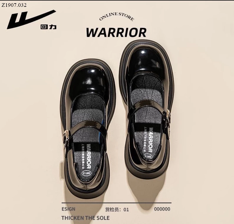 Giày lolita Warrior Sỉ 320k