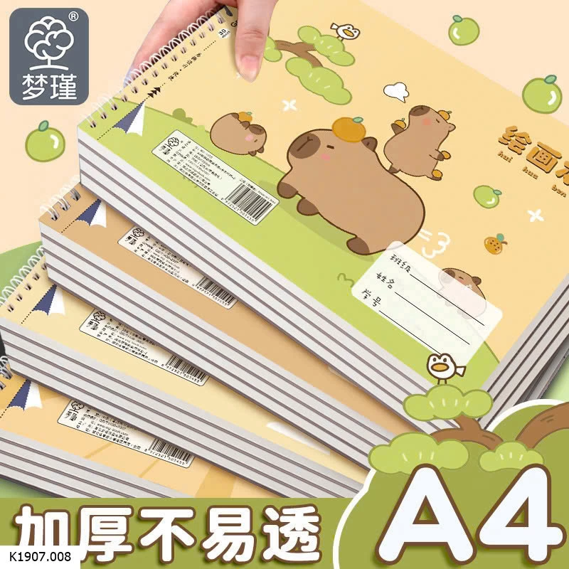 COMBO 4 QUYỂN VỞ VẼ A4       Sỉ giá 55k/1 set 4 cuốn
