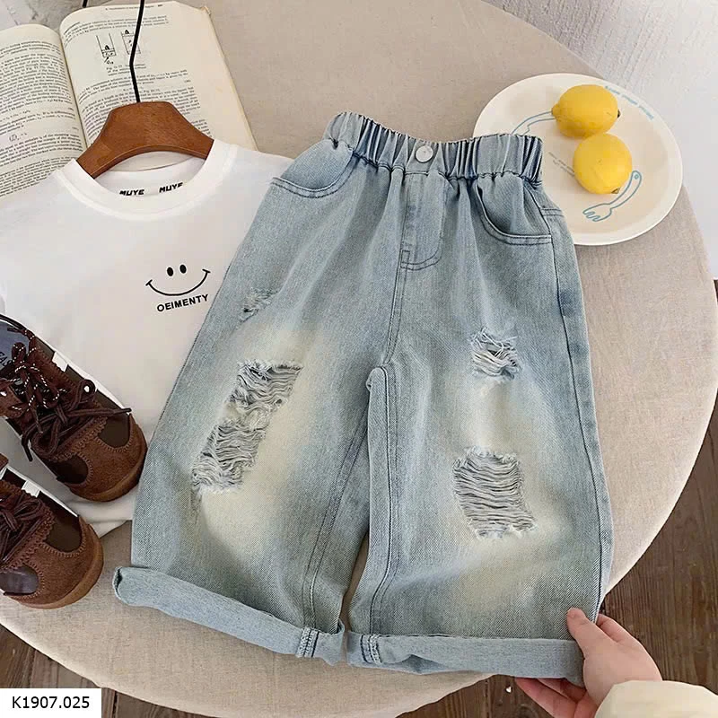 QUẦN JEAN RÁCH HÃNG MUYEKIDS Sỉ 128k