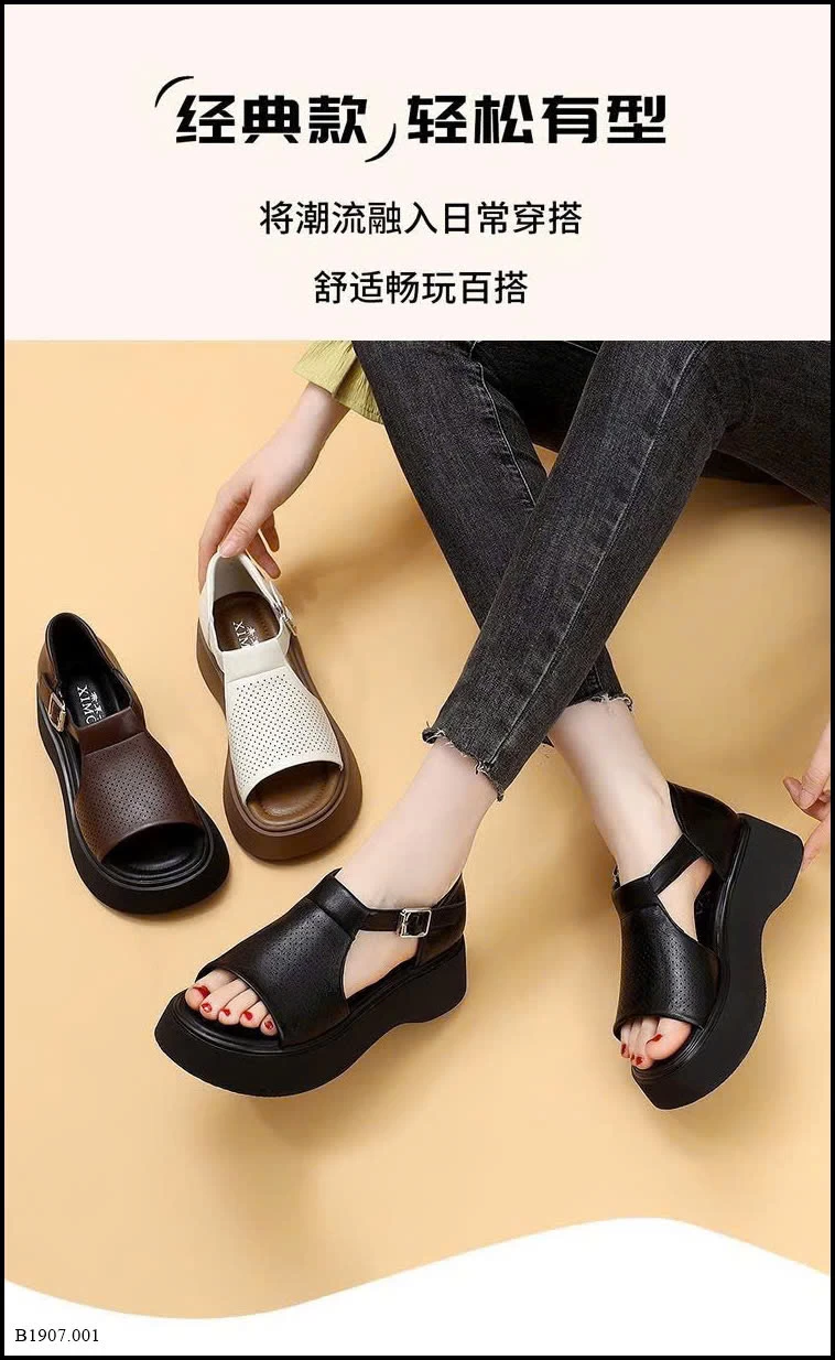 SANDAL NỮ HỞ MŨI KHUY CÀI    Sỉ giá 139k