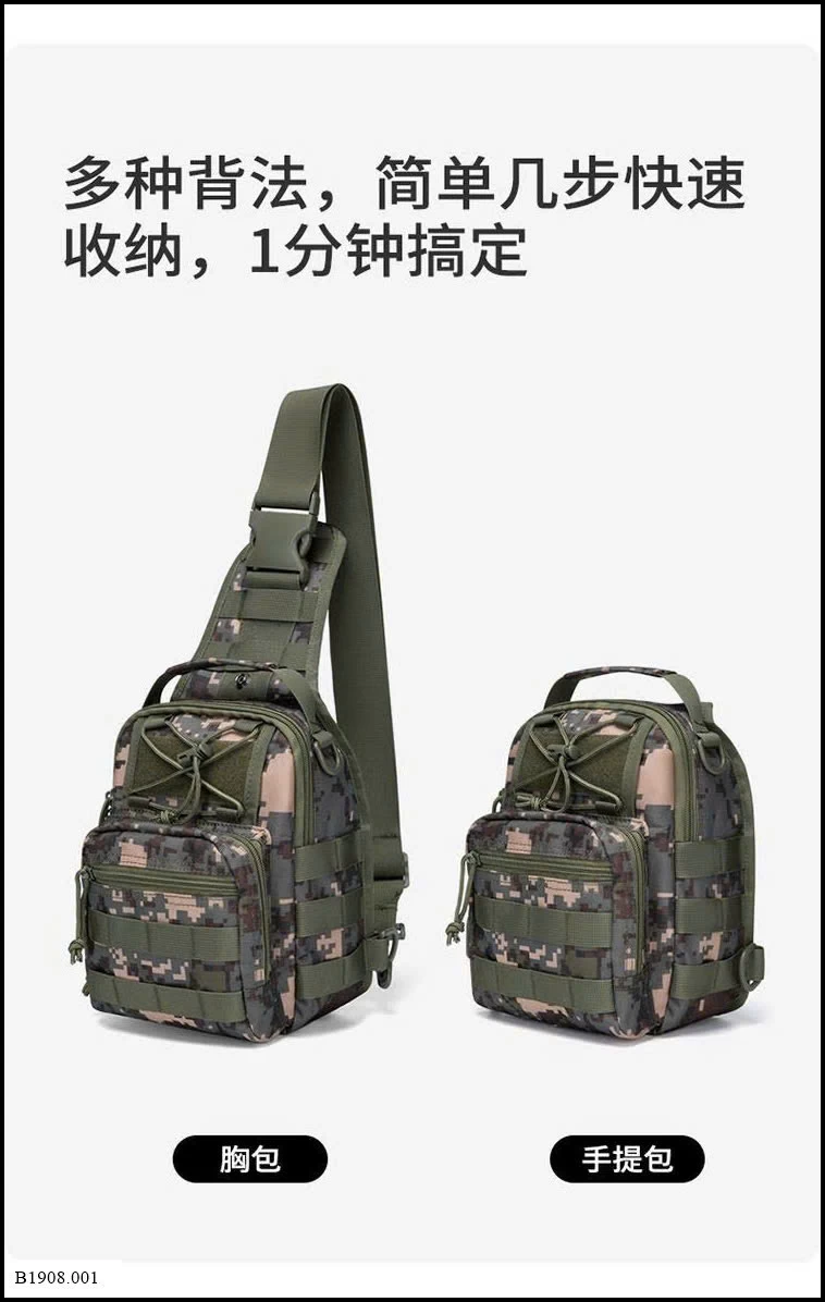 TÚI ĐEO CHÉO RẰN RI CHO NAM Giá sỉ 206k