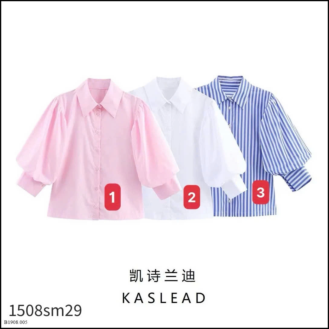 ÁO SƠ MI KASLEAD NỮ Giá sỉ 185k