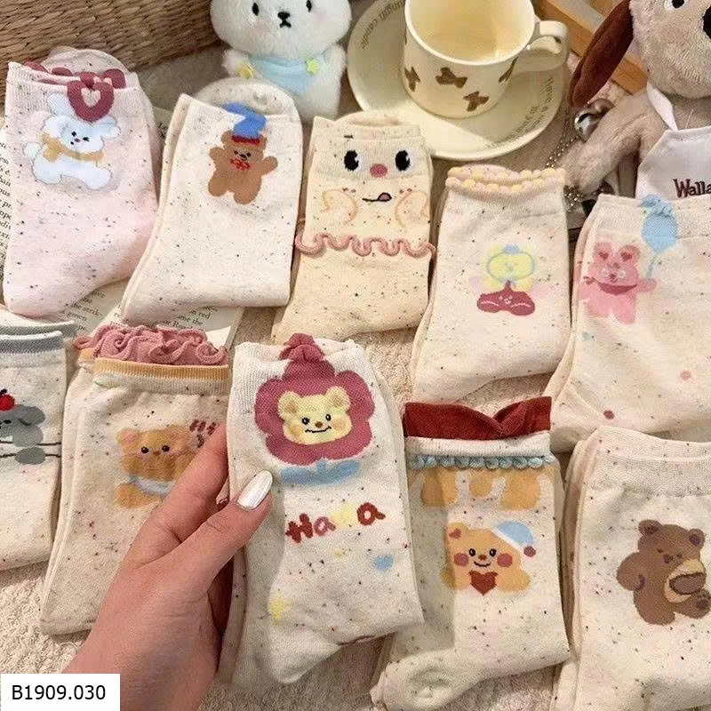 SET 10 ĐÔI TẤT CHO NỮ   Giá sỉ 52k