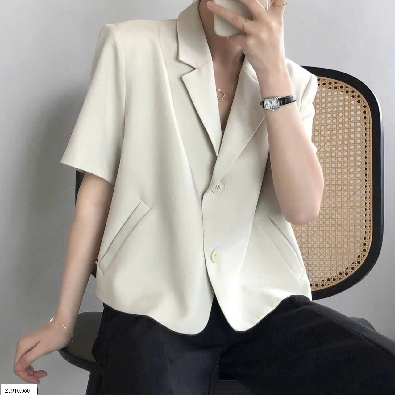 ÁO BLAZER CỘC TAY   Sỉ 116k