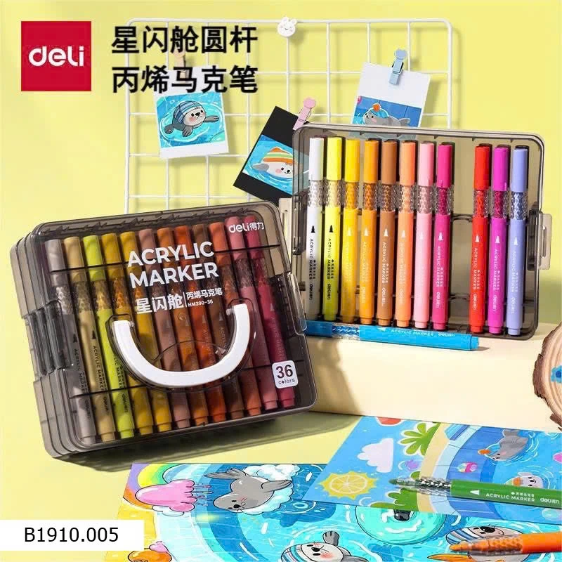 BÚT SƠN MÀU DELI  Giá sỉ 140k