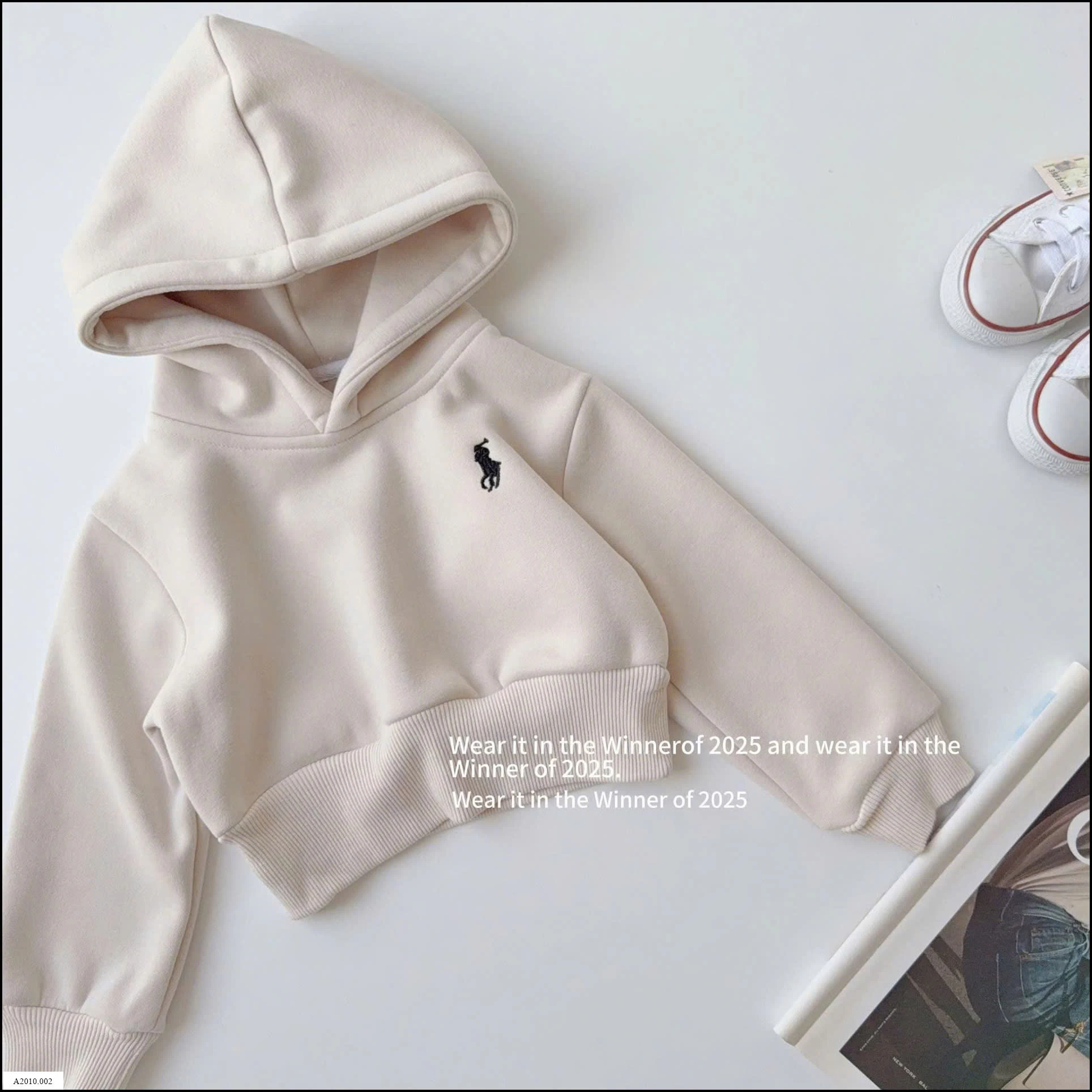 ÁO HOODIE BASIC BÉ GÁI Giá sỉ 187k