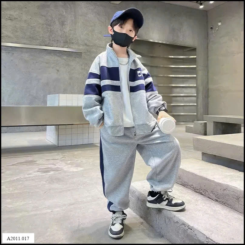 BỘ NỈ THỂ THAO BÉ TRAI SIZE ĐẠI HOT HIT Giá sỉ 159k