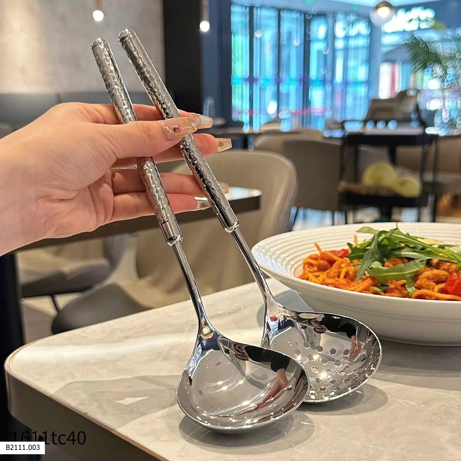 MUỖNG MÚC CANH BẰNG THÉP KO GỈ Giá sỉ 90k/ 1 chiếc