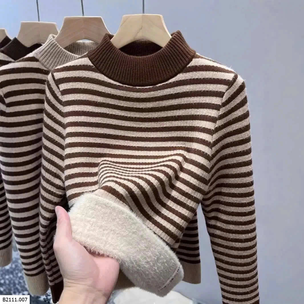 Áo len lông  kẻ sọc   Giá sỉ 139k