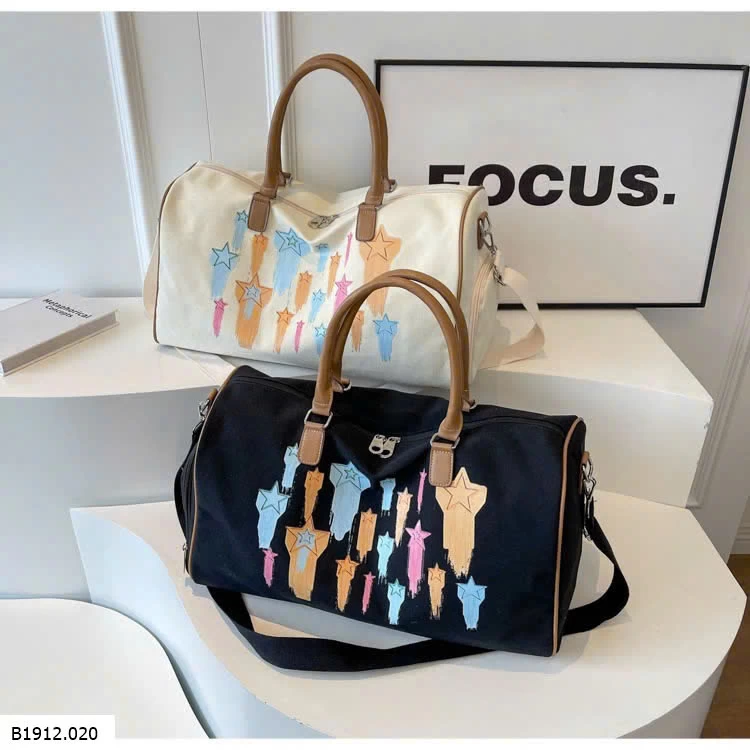 TÚI XÁCH DU LỊCH HỌA TIẾT NỮ Giá sỉ 172k