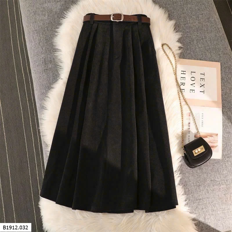 CHÂN VÁY NHUNG XOÈ Giá sỉ 220k