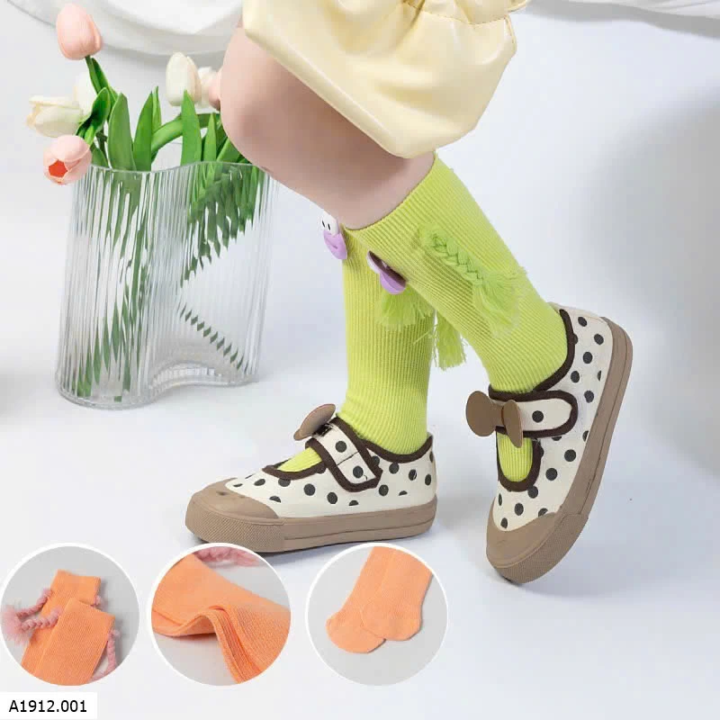 TẤT CỔ CAO CUTE CHO BÉ Giá sỉ 37k