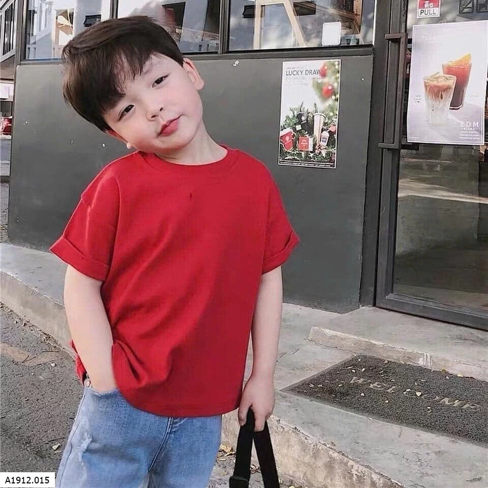 ÁO PHÔNG TRƠN BÉ Giá sỉ 90-130 51k 140-170 67k