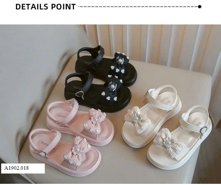 DÉP SANDAL NƠ CHO BÉ Sỉ 130k