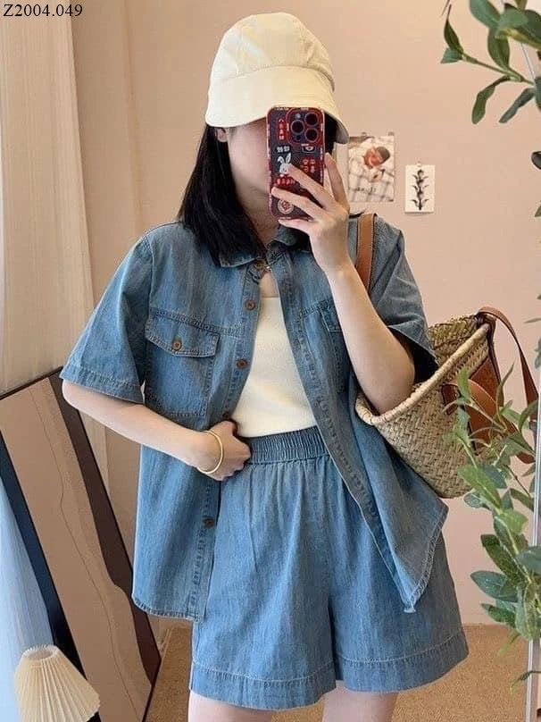 BỘ JEAN CÁ TÍNH  Si 240/set (hết size XS)