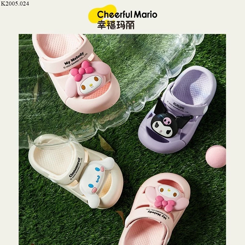 SANDAL KUROMI NHÀ CHEERFUL MARIO Sỉ 96k