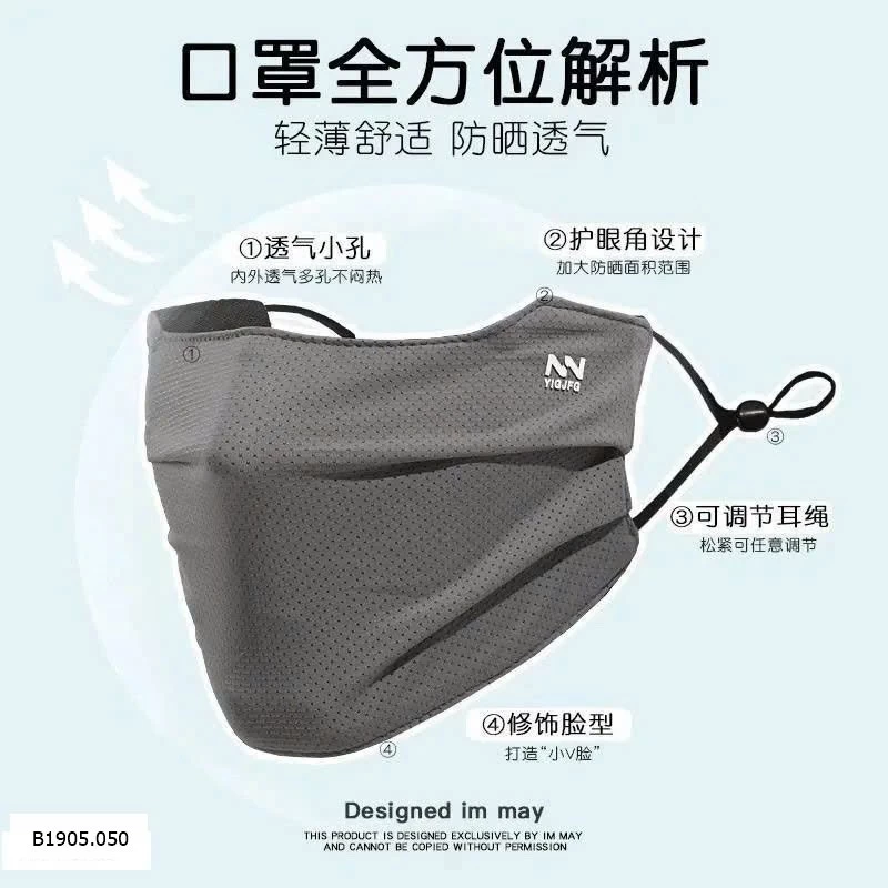 SET 4 KHẨU TRANG CHỐNG NẮNG NAM Sỉ 45k/set 4c mix màu