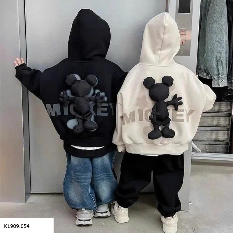 ÁO HOODIE ĐÍNH GẤU  Sỉ 125k