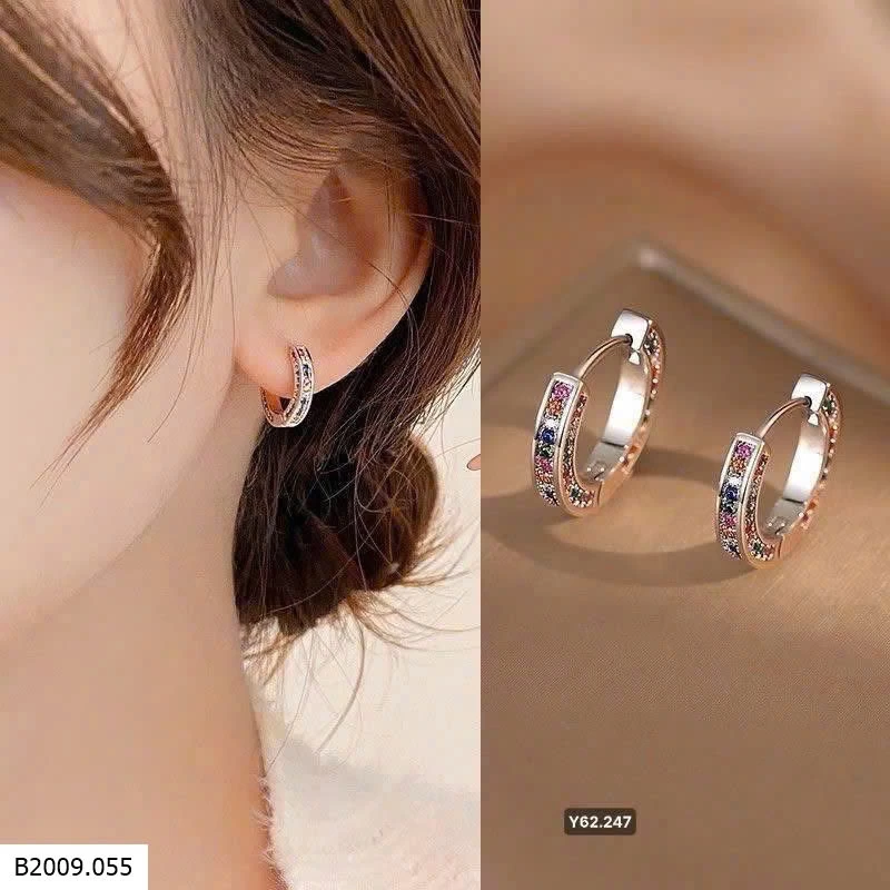 KHUYÊN TAI BẠC 925 LNIEER   Giá sỉ 90k