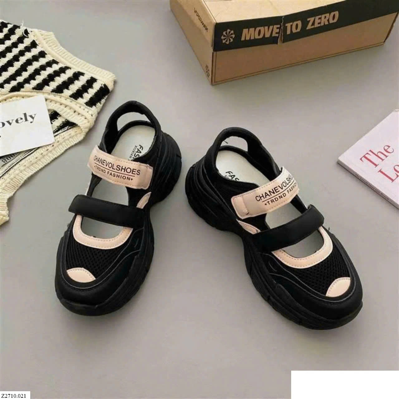 GIÀY SANDAL PHỐI MÀU THOÁNG KHÍ  Sỉ 135kA