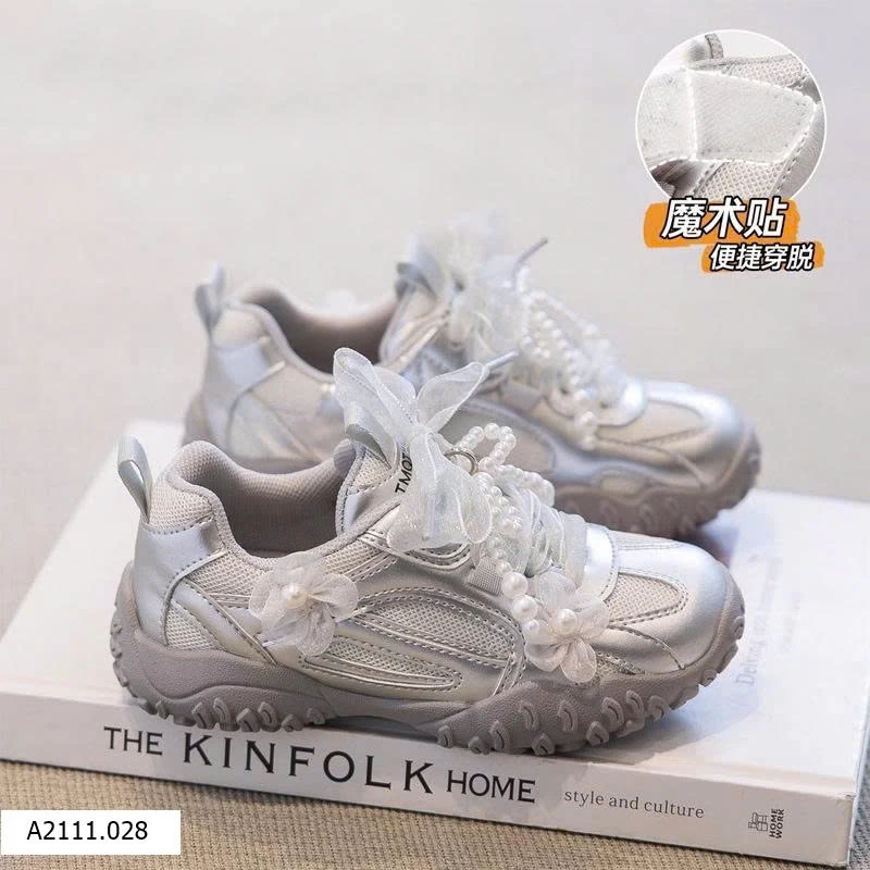 GIÀY BÚP BÊ CHUN ĐÍNH NƠ CHO BÉ Giá sỉ 155k