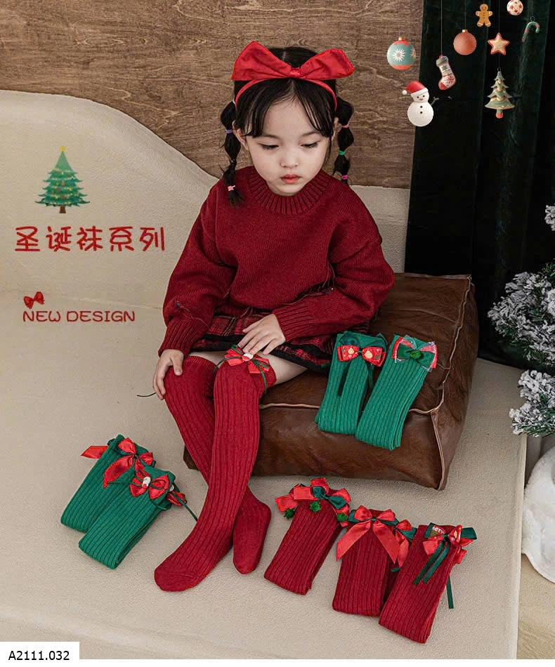 TẤT DÀI NGANG GỐI GIÁNG SINH Giá sỉ 39k