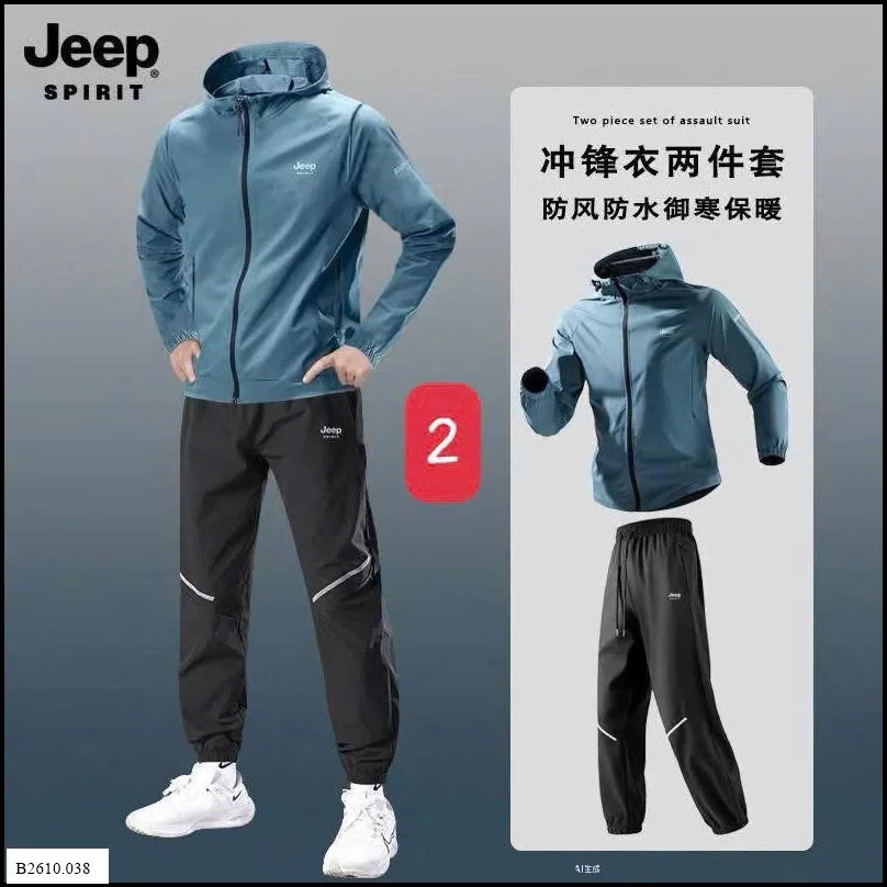 BỘ THỂ THAO NAM JEEP Giá sỉ 540k( ÁO SZ XL+ QUẦN SZ L)