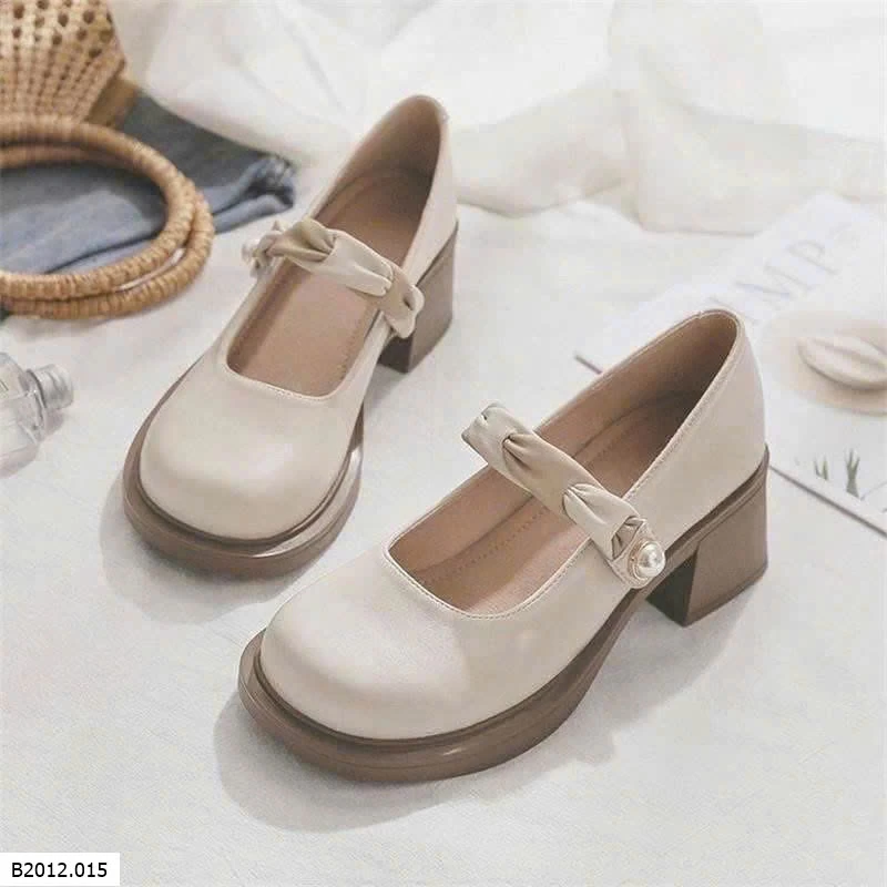 GIÀY MARYJANE ĐẾ CAO QUAI ĐÍNH NGỌC Giá sỉ 135k