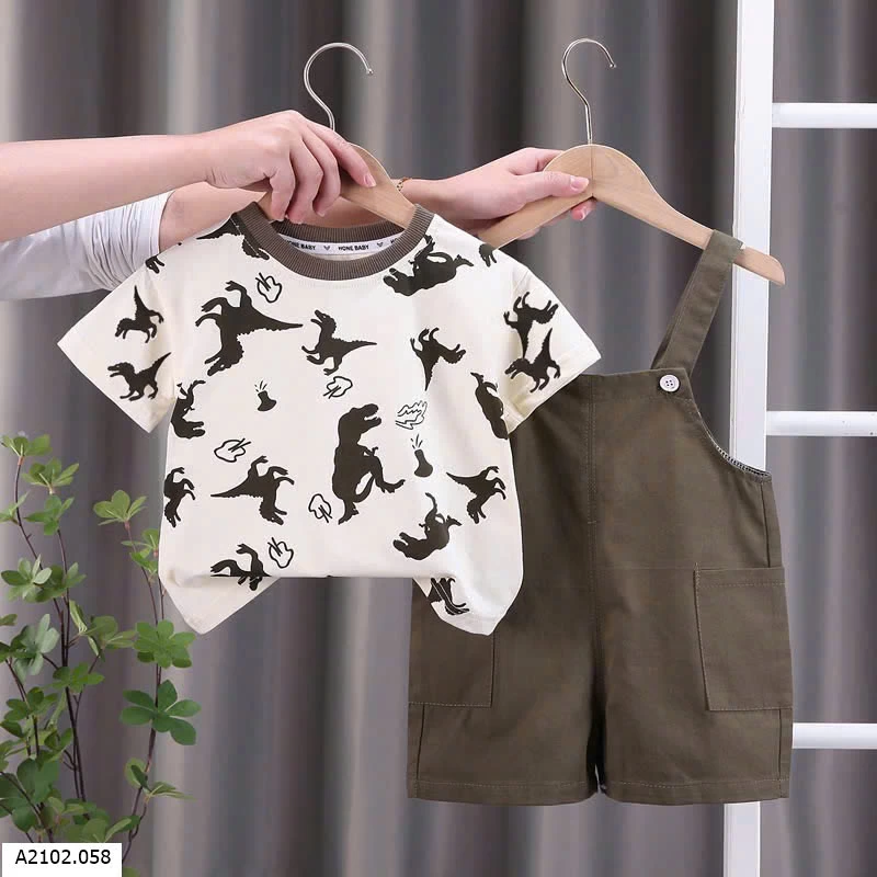 SET YẾM KÈM ÁO PHÔNG BÉ TRAI  Sỉ 105k/1 set  