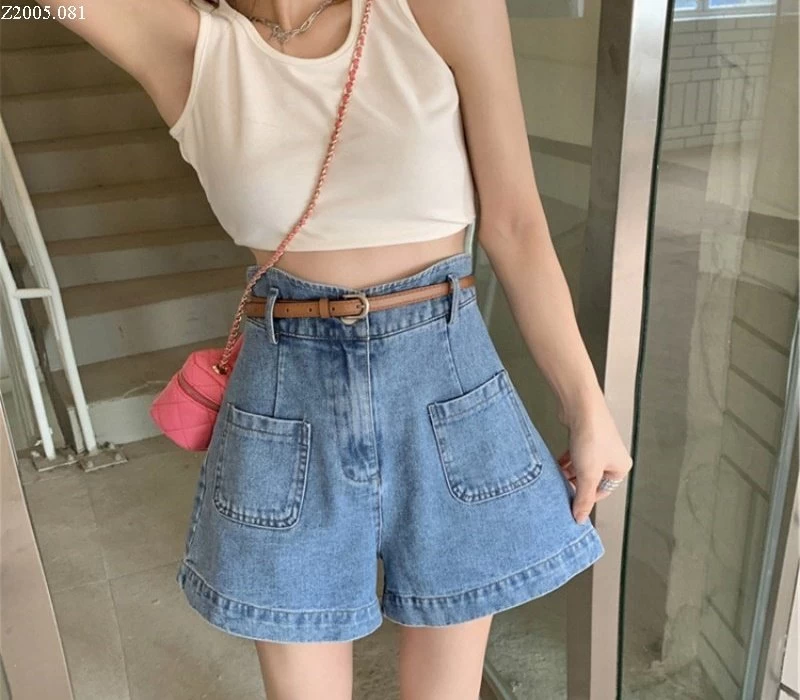 QUẦN SHORT JEAN CẠP CAO Sỉ 115k