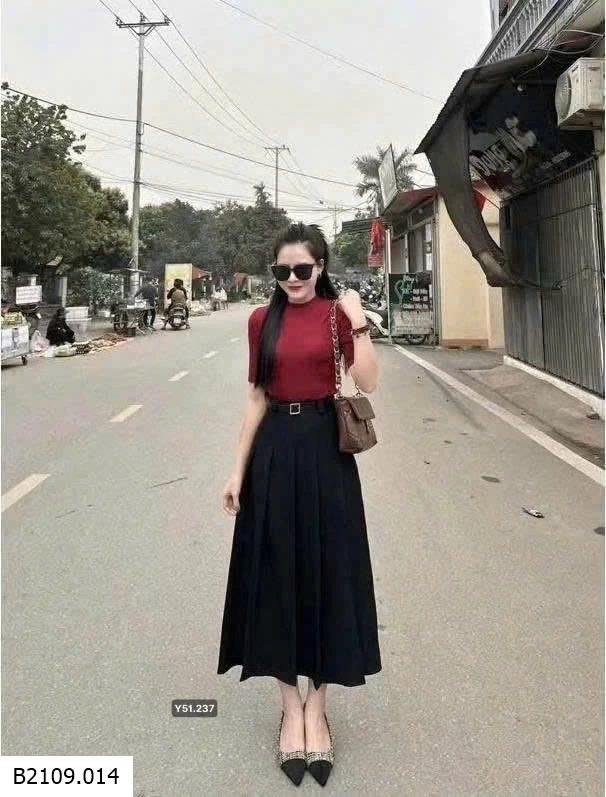 Chân váy dáng cạp cao  Giá sỉ 165k
