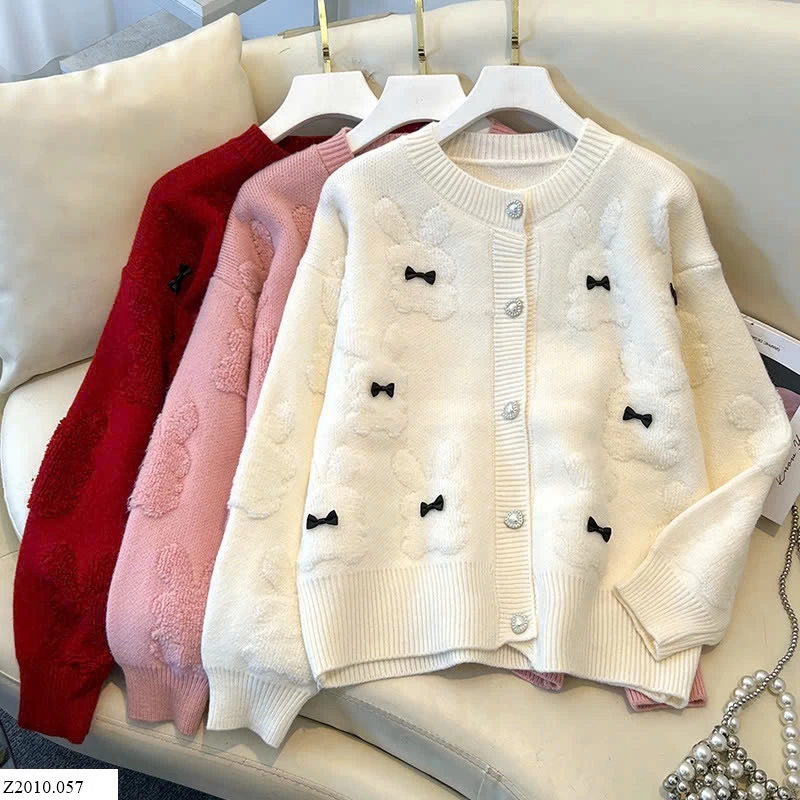 ÁO CARDIGAN THỎ NƠ NỮ   Sỉ 165k