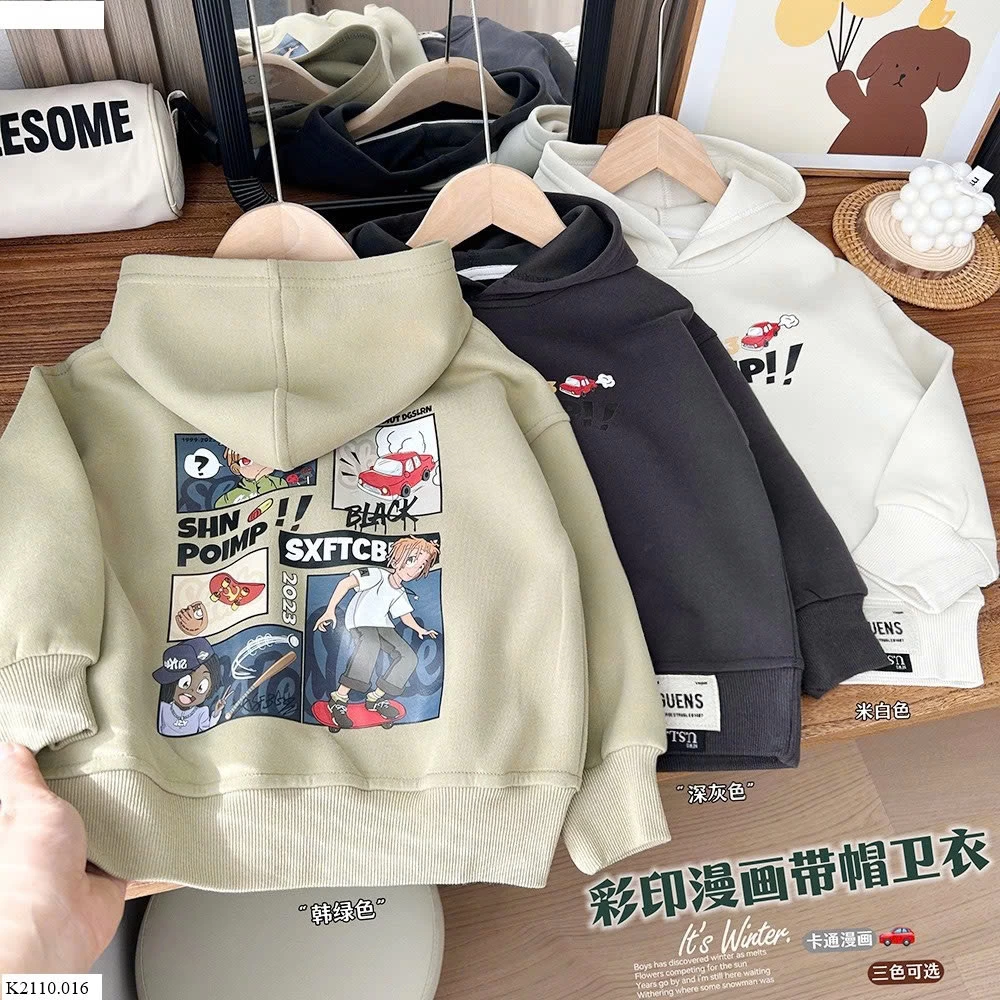 ÁO HOODIE IN HÌNH LƯNG   Sỉ 119k