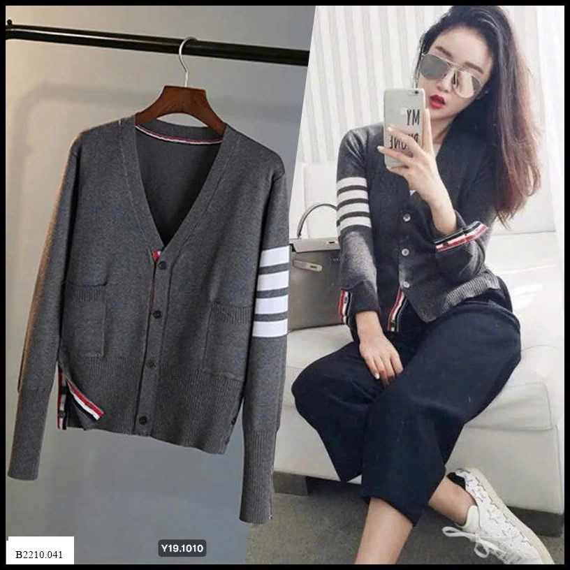CARDIGAN DỆT KIM 4 SỌC Giá sỉ 190k