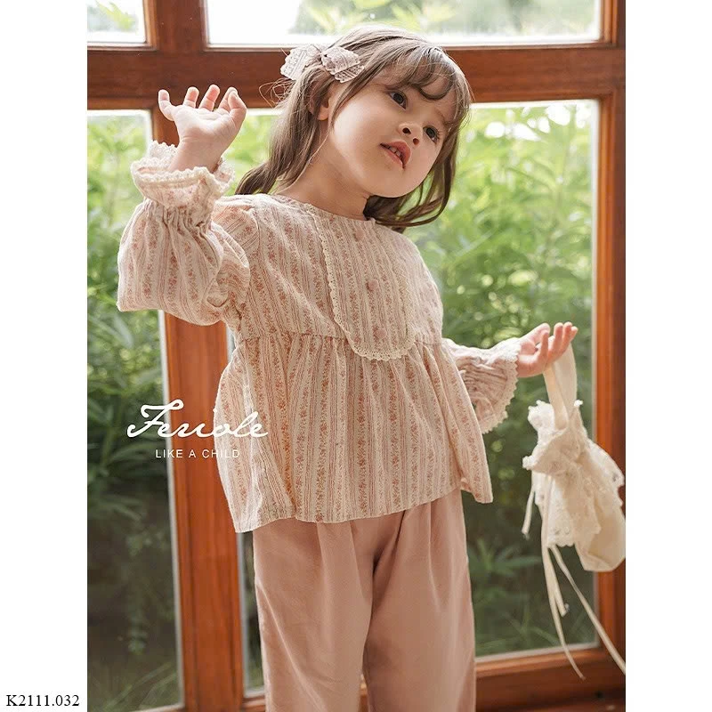 SÉT SƠ MI BABYDOLL MÙA THU   Giá sỉ như sau: áo: 97k  quần: 113k 