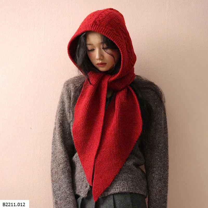 MŨ LEN LIỀN KHĂN QUÀNG NỮ Giá sỉ 120k