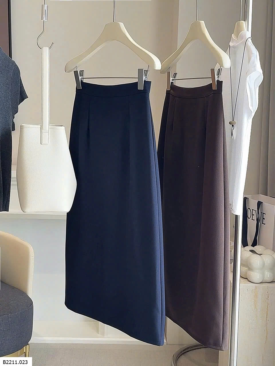 CHÂN VÁY CÔNG SỞ DÁNG DÀI Giá sỉ 140k