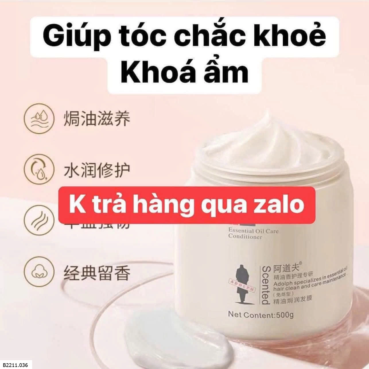 Ủ TÓC 3 PHÚT ADOLF Giá sỉ 125k/ lọ