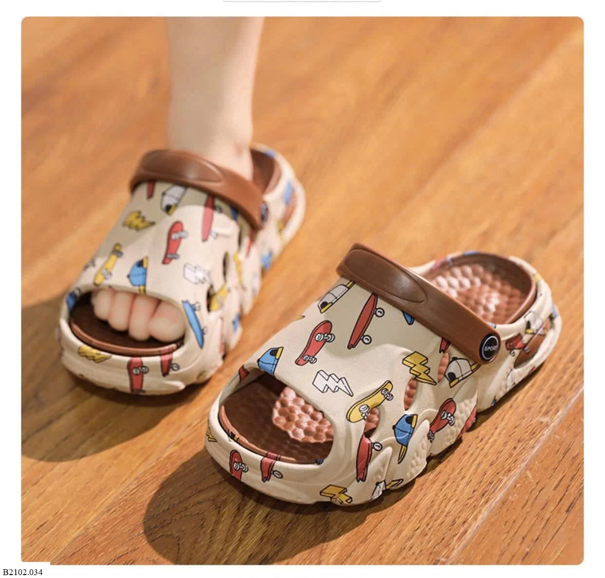 DÉP SANDAL HỌA TIẾT CHO BÉ  Sỉ 105k
